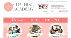 Desktop Screenshot of beautifulyoucoachingacademy.com